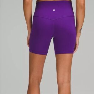 lululemon athletica Vibrant Purple Bike Shorts